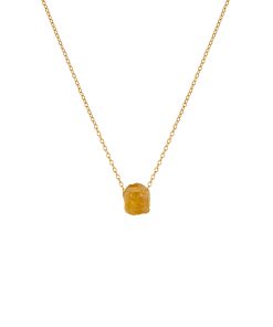 Dámský náhrdelník se surovým Citrínem