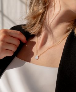 Dámský náhrdelník Akvamarín – Kapka čistoty