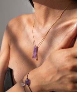 Minimalistické šperky Ametyst