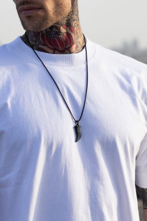 Pánský náhrdelník Tesák z labradoritu