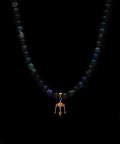 Korálkový náhrdelník pro muže Chryzokol