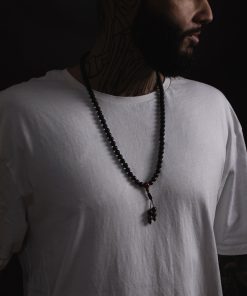 Mala náhrdelník s lávovým kamenem