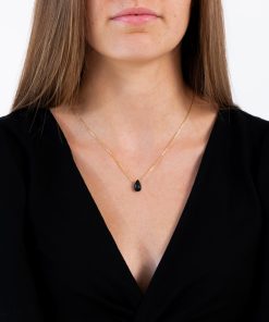 Dámský náhrdelník Turmalín – Kapka ochrany