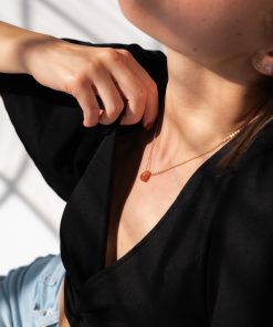 Dámský náhrdelník Sluneční kámen – Kapka naděje