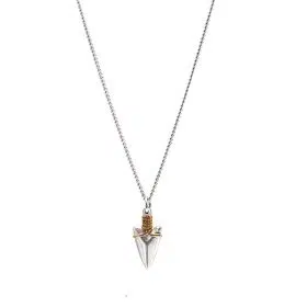 Hrot šípu minimalistický náhrdelník pro muže