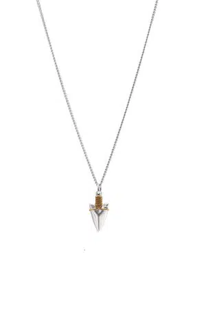 Hrot šípu minimalistický náhrdelník pro muže