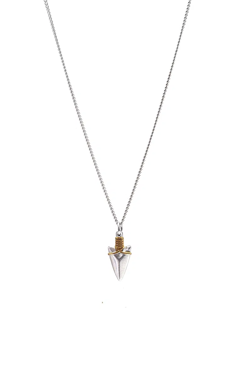 Hrot šípu minimalistický náhrdelník pro muže