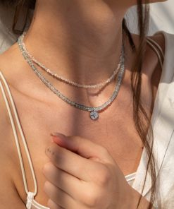 Choker náhrdelníky s krystaly