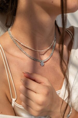 Choker náhrdelníky s krystaly