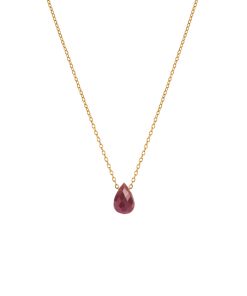 Dámský náhrdelník Rubín - Kapka vášně