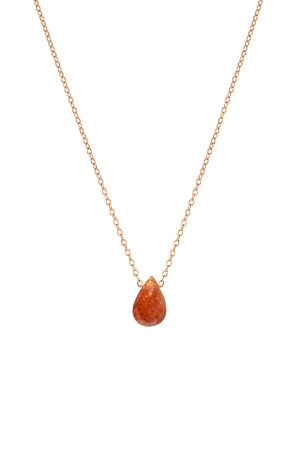 Dámský náhrdelník Sluneční kámen – Kapka naděje