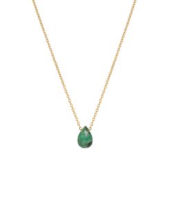 Dámský náhrdelník Smaragd - Kapka ambicí