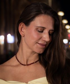 Choker náhrdelník Granát