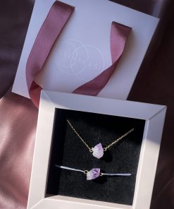 Ametyst sada šperků