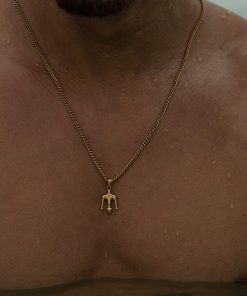 Pánský náhrdelník Trojzubec