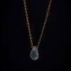 Dámský náhrdelník Akvamarín – Kapka čistoty