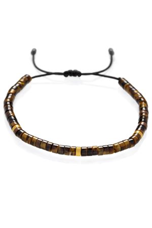 Tygří oko náramek Rondel