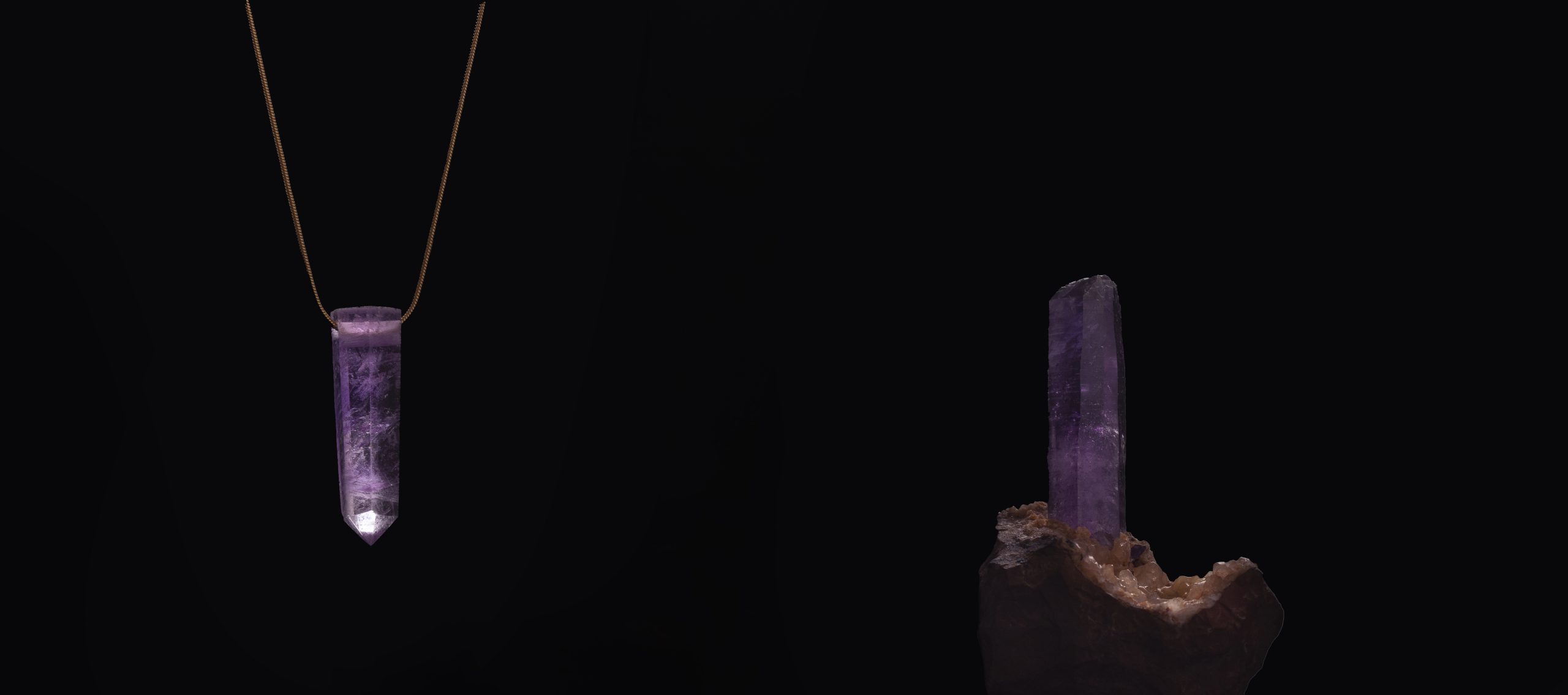 Náhrdelníky s krystaly