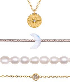 Dámský set šperků Golden 2+2 zdarma