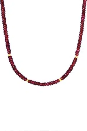 Choker náhrdelník Granát