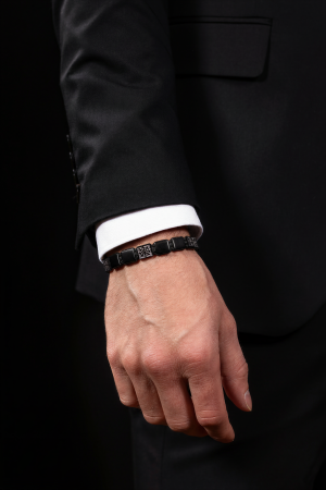 Pánský náramek Dharma Onyx