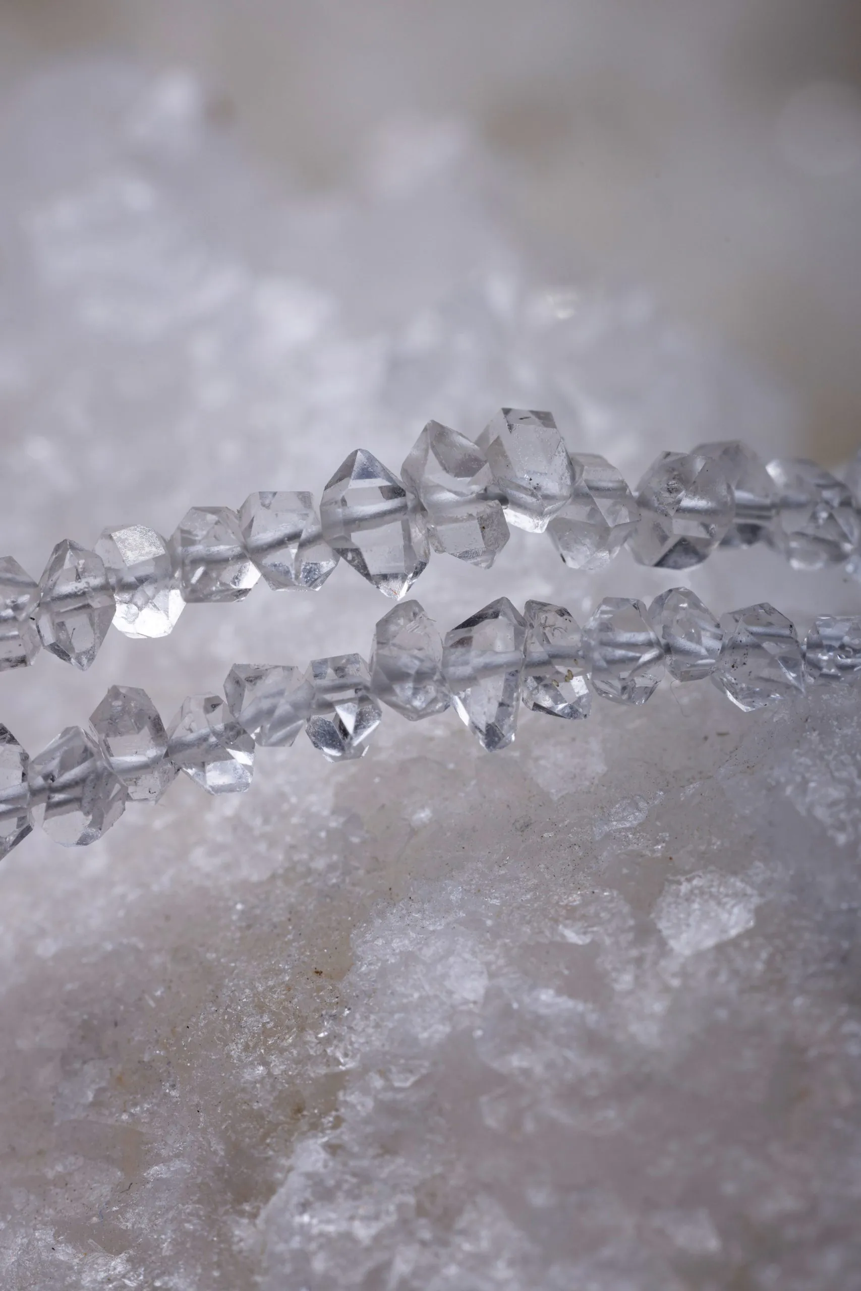 Krystalové šperky Herkimer detail