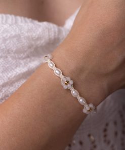 Květinový náramek Měsíční kámen – Fleur Eterna