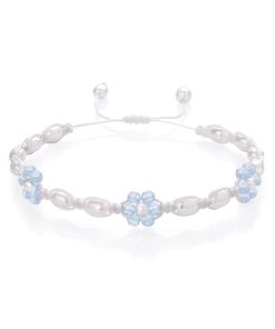 Květinový náramek Akvamarín – Fleur Eterna