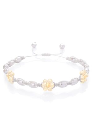 Květinový náramek Citrín – Fleur Eterna