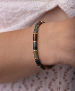 Alternative view of Dámský náramek z achátu – válečky