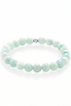 Larimar náramek – stříbrný